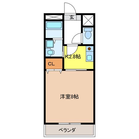 エクセレントハイツの物件間取画像